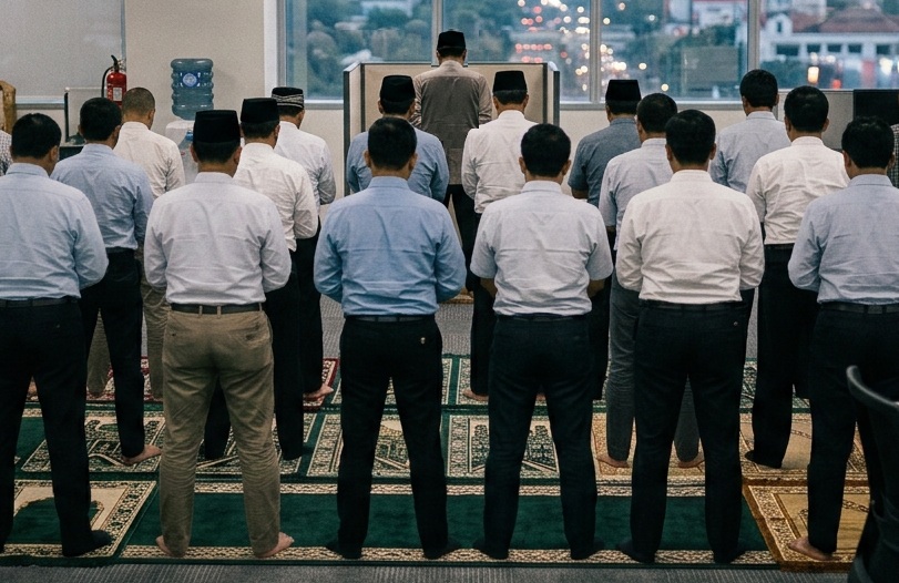 Trik Menjaga Salat Tepat Waktu di Kantor